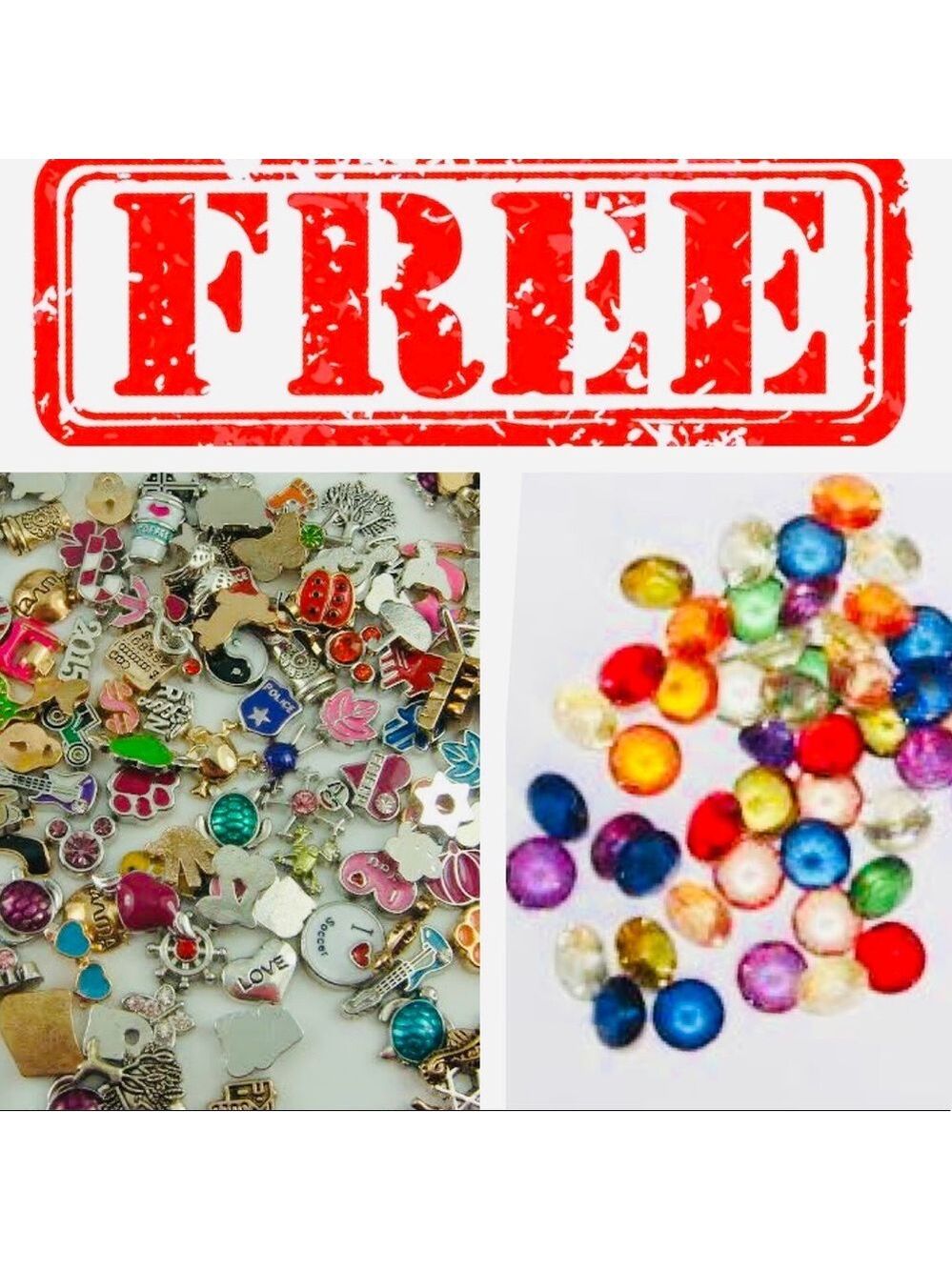 BEACH LIFE boutique charm circle locket pendant necklace + FREE CHARM EXTRAS! - Picture 4 of 4